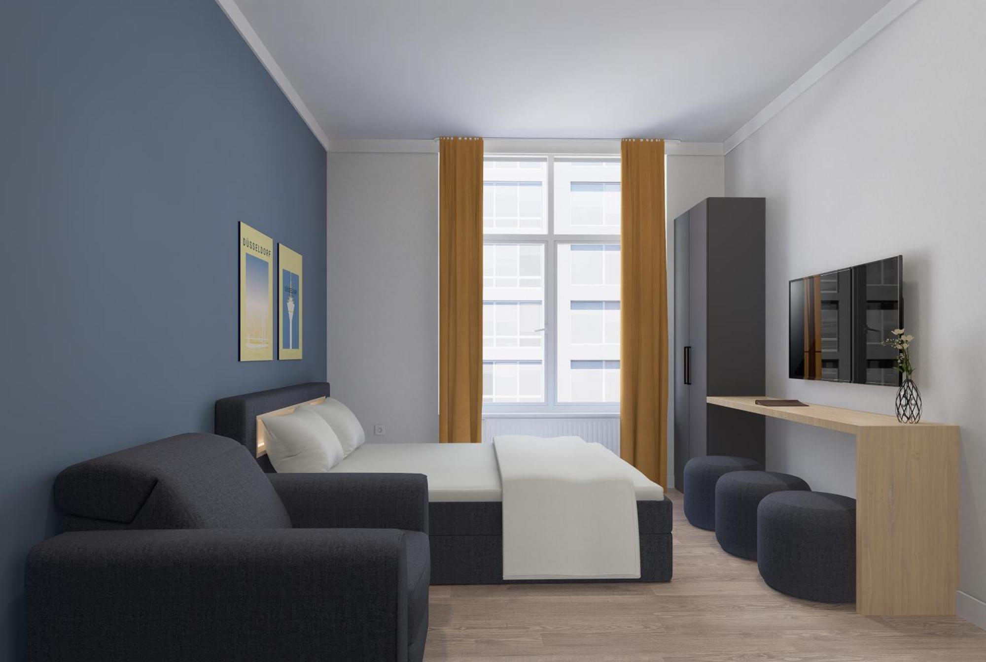 Antares Apartments Düsseldorf Eksteriør bilde