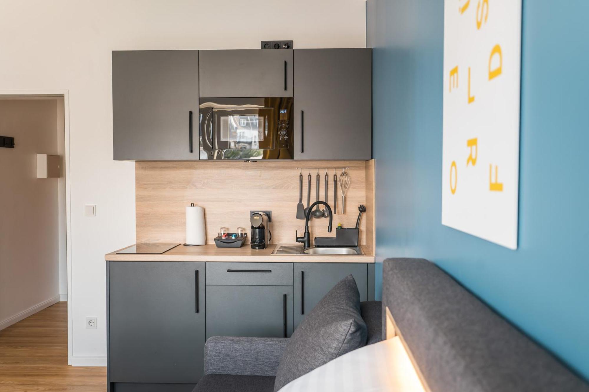 Antares Apartments Düsseldorf Eksteriør bilde